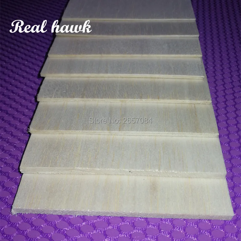10 sztuk 600x100x0,75/1/1,5/2/2,5/3/4/5mm super jakość modeli arkuszy balsa dla majsterkowiczów samolot łódź materiał modelu