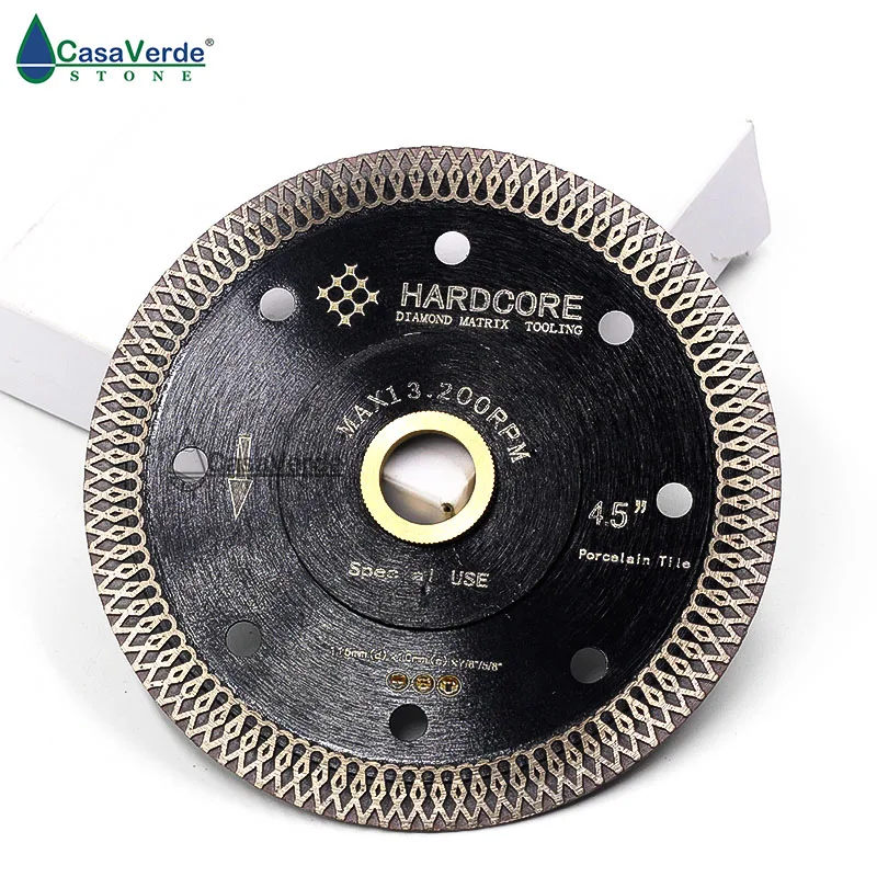 HARDCORE series 115mm 4.5 inch hot sintered diamond circular saw blade for porcelain Diamond cutting blade