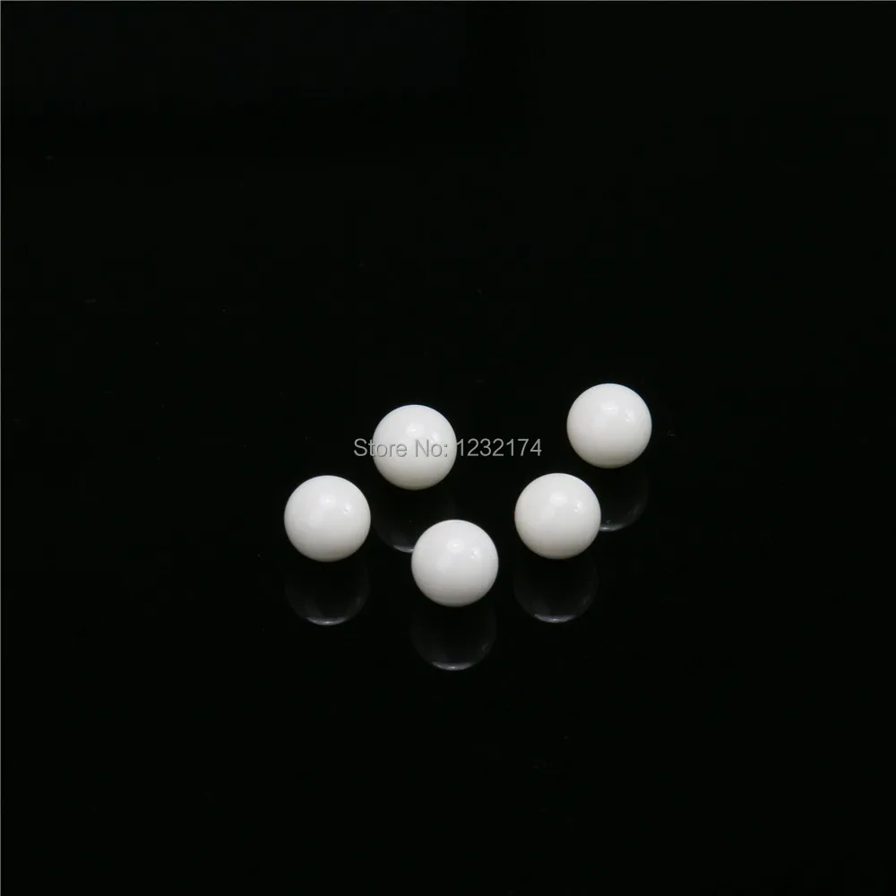 6.35mm  Alumina Oxide  Ceramic Ball Al2O3 G20  100PCS Used for Bearing Pump,Valve,Flow-Meter  6mm Ceramic ball