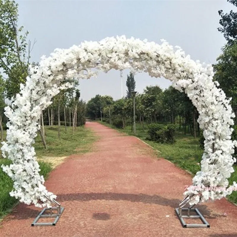 Various Shape Wedding Decoration Arch Artificial Flowers Cherry Blossom Set For Party Event Centerpieces Supplies Home Decor