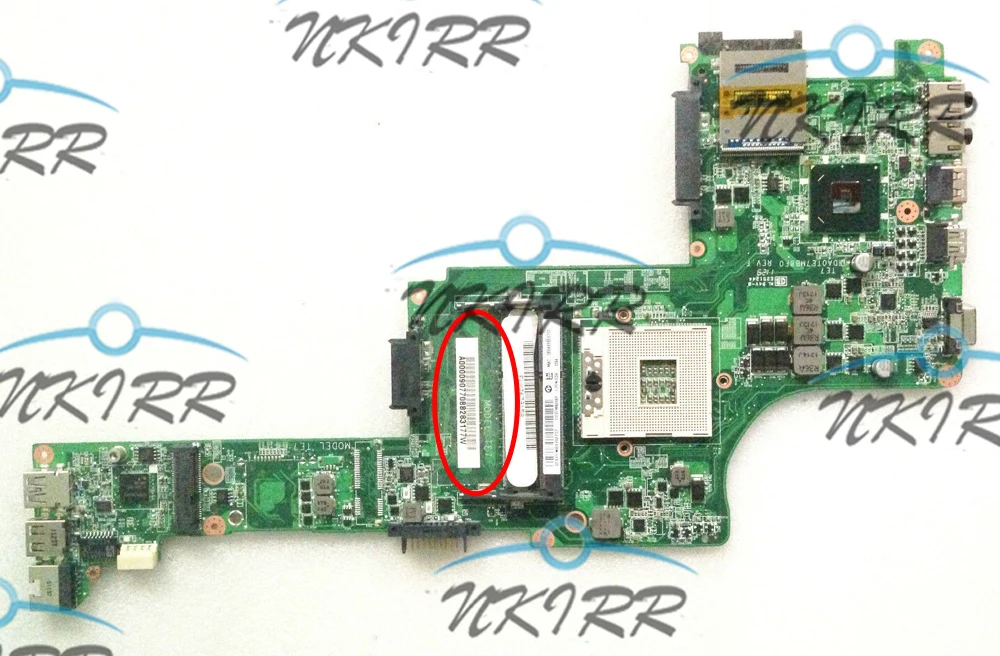 

100% рабочий DA0TE7MB8F0 REV: F A000090770 DDR3 S989 для материнской платы Toshiba Satellite E300 E305