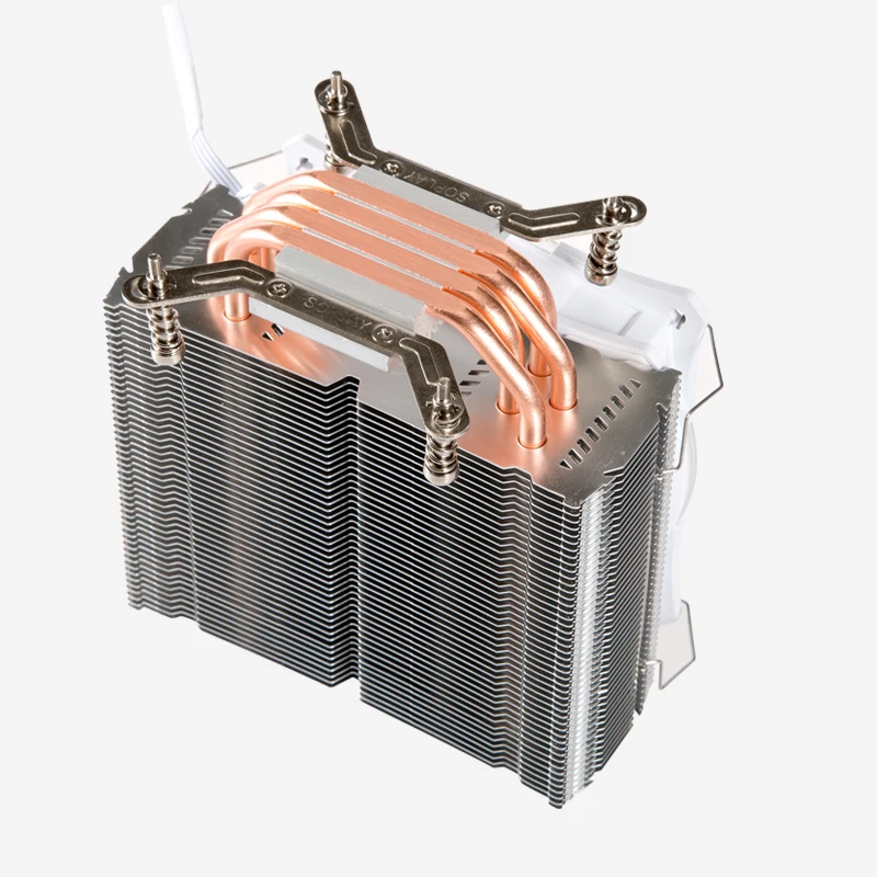 SOPLAY CPU Cooler fan 4 heatpipes  4pin 12cm Fan Aluminum Heatsink for LGA 1150/1155/1156/FM2/FM1/AM4/AM3+/AM2/940/939/754