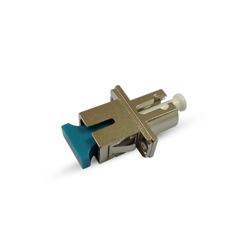 hybrid adapter LC-SC fiber optic connector female to female coupler SM MM APC UPC metal housing green blue black gray free Ship