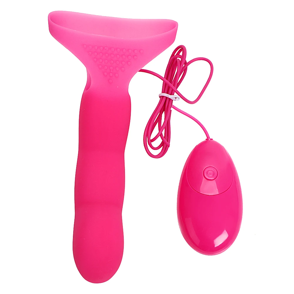 VATINE G-spot Strap On 7 Speeds Finger Vibrator Silicone Clitoris Stimulator Sex Toys for Women