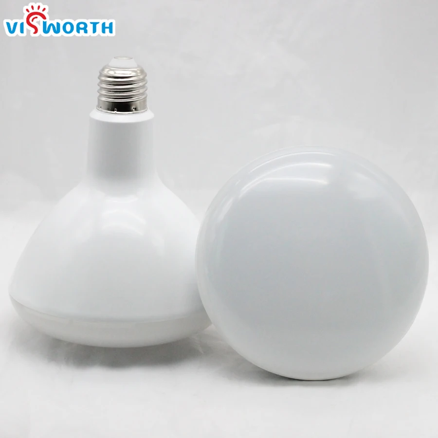 VisWorthHigh Bright 12W 15W 20W R95 R125 Led Bulb E27 Base Led Lamp long neck AC 110V 220V 230V 240V Warm Cold White SpotLight