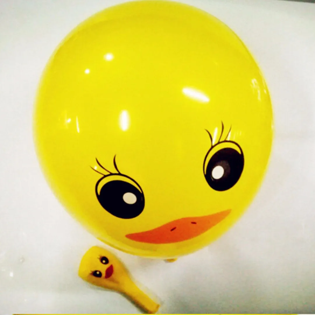 10pcs Children Yellow Duck Party Balloons Birthday&Party  Balloons Supplies