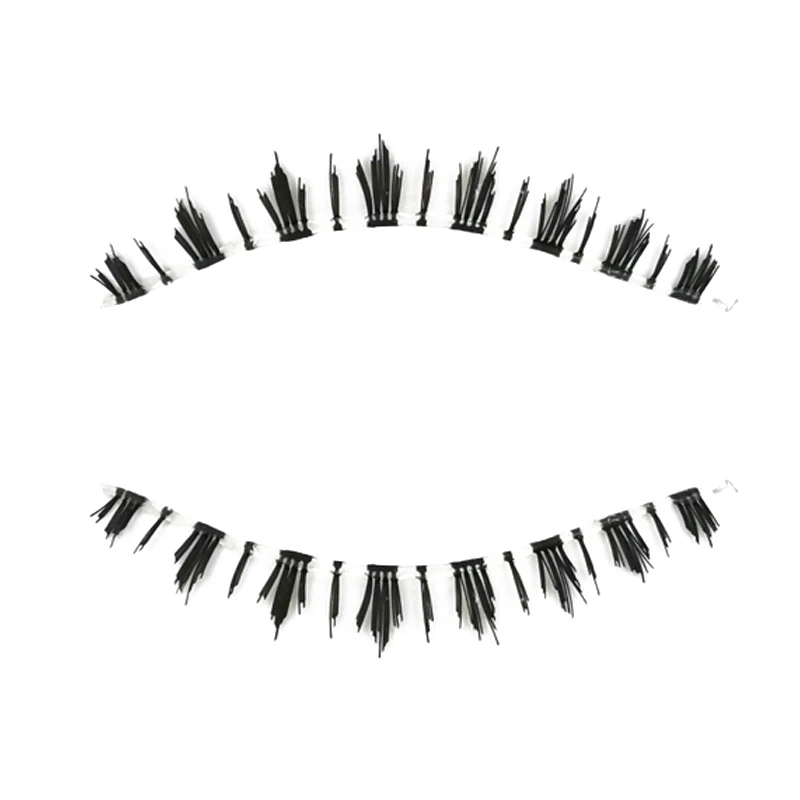 ICYCHEER 5 Pairs 3D Mink Under Bottom False Eyelashes Messy Cross Thick Lower False Eye Lashes Handmade Soft Long Fake Lashes