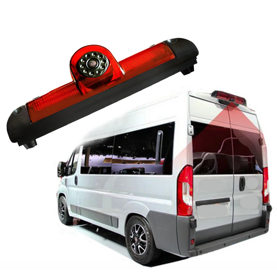 

New Rear View Reverse Backup CCD Camera For FIAT Ducato brake light camera use for late 2006-2015 3 gen, Parking Camera