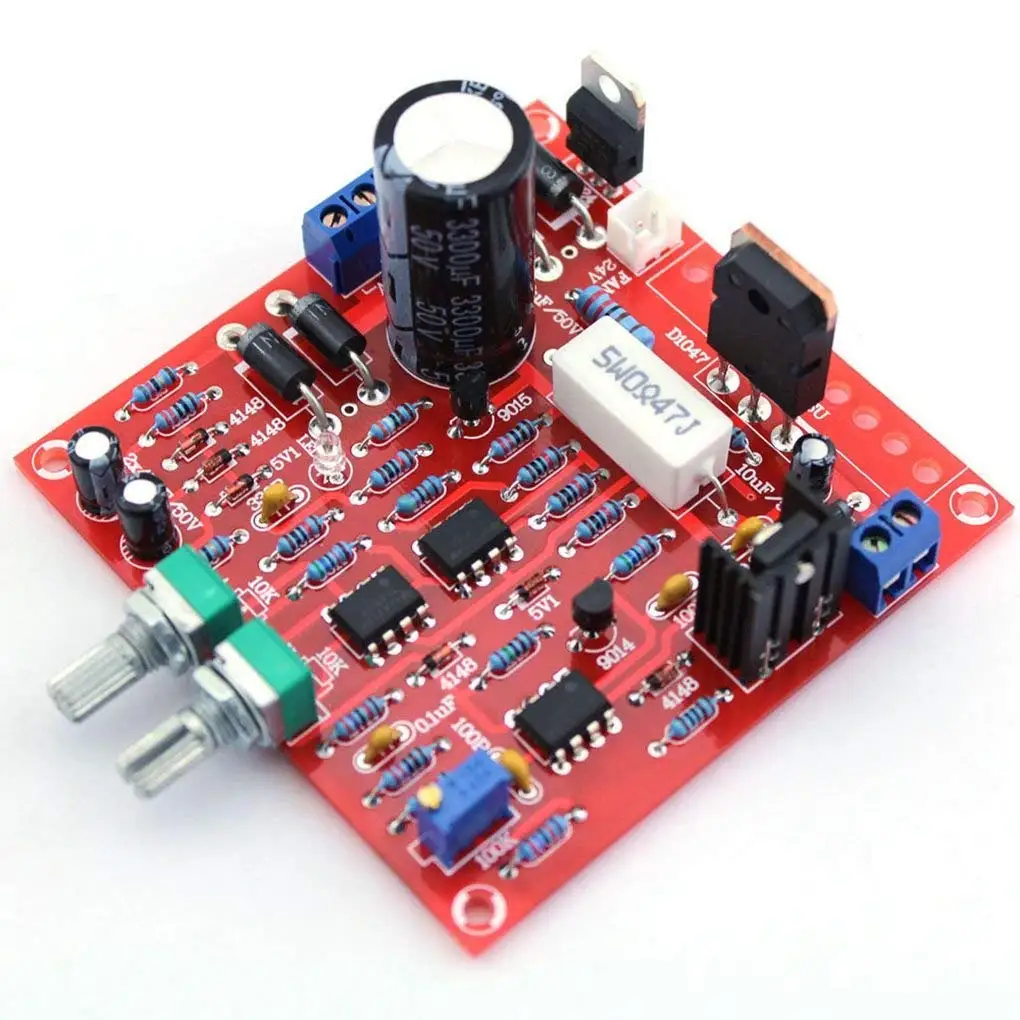 0-30V 2mA-3A Adjustable DC Regulated Power Supply DIY Kit Short with Protection continuously adjustable from 2mA to 3A