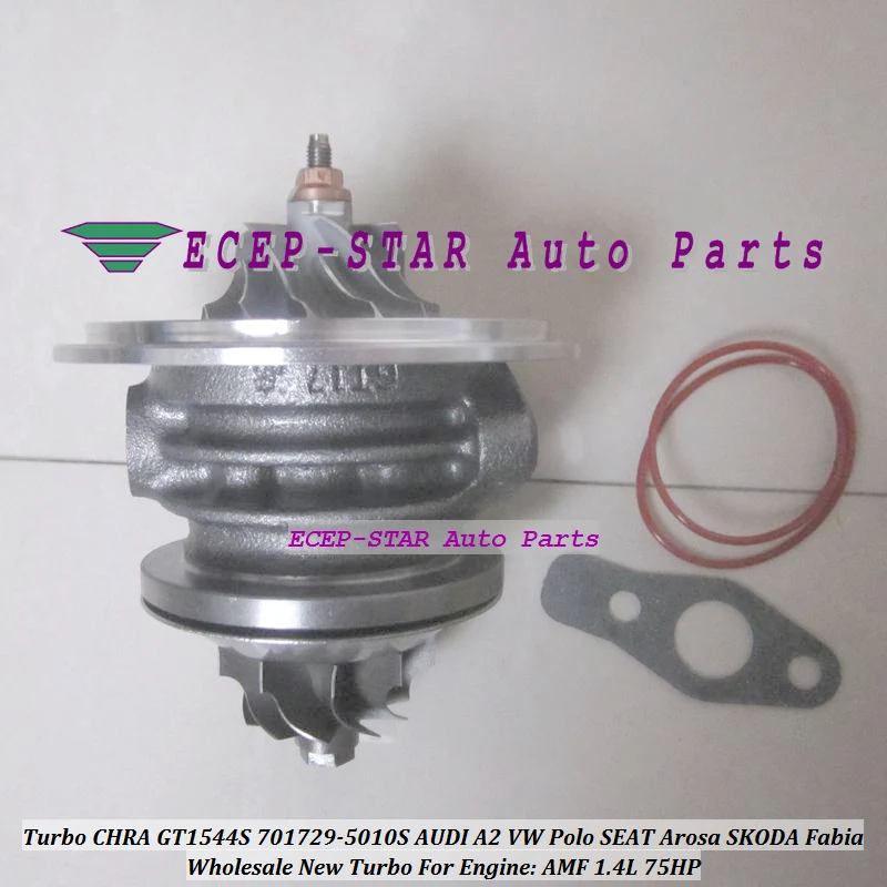 Free Ship Turbo Cartridge CHRA GT1544S 701729-5010S 701729 Turbocharger For AUDI A2 For VW Polo 3 Lupo Arosa Ibiza III 1.4L AMF