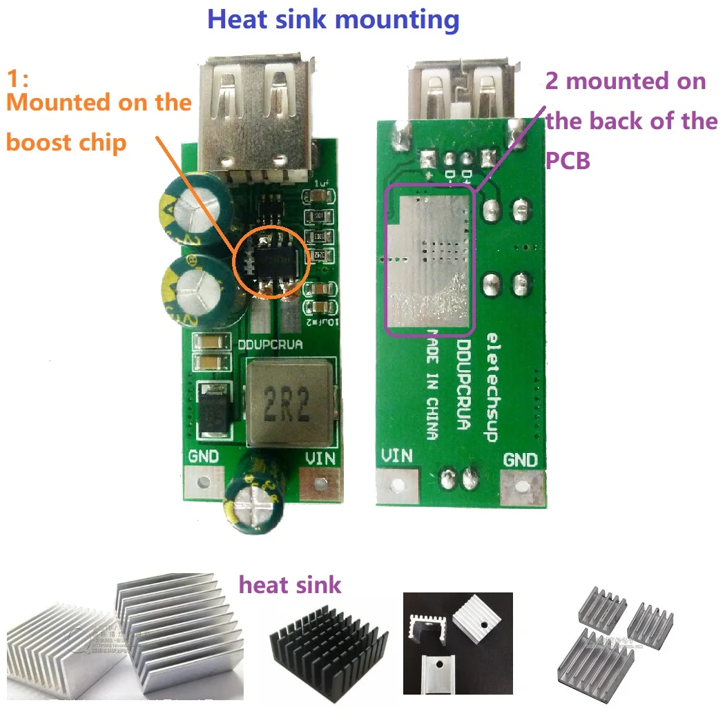 20W 3.7V 3.8V 4.2V 4.5V To 5V 9V 12V USB QC3.0 2.0 FCP Fast Quick Charger DC-DC Boost Module Smart Phone PAD Charging