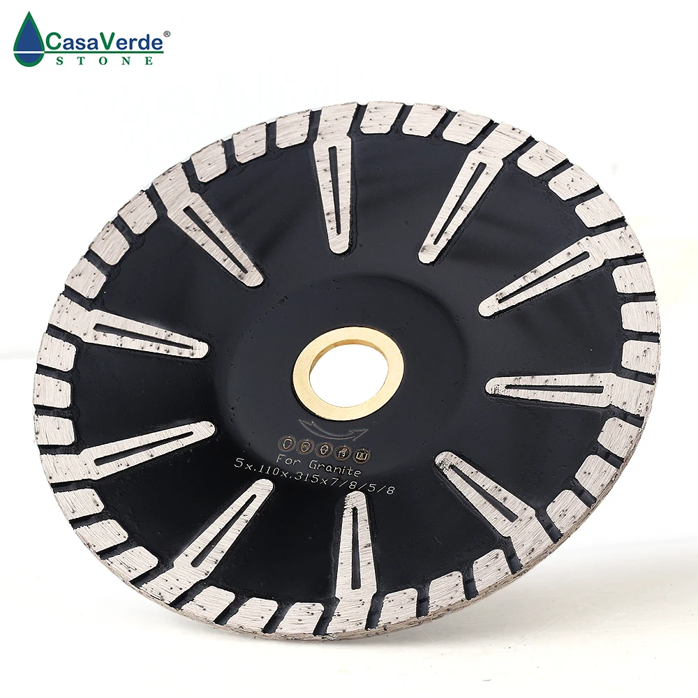 DC-SCB01 125mm circular diamond concave cutting blade 5 inch for granite and marble