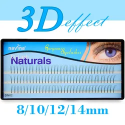 Navina Natural 3D Volume Effect Eyelash Extension Mink Individual Eyelashes Long Black Makeup False Eye Lashes 3D Russian Volume