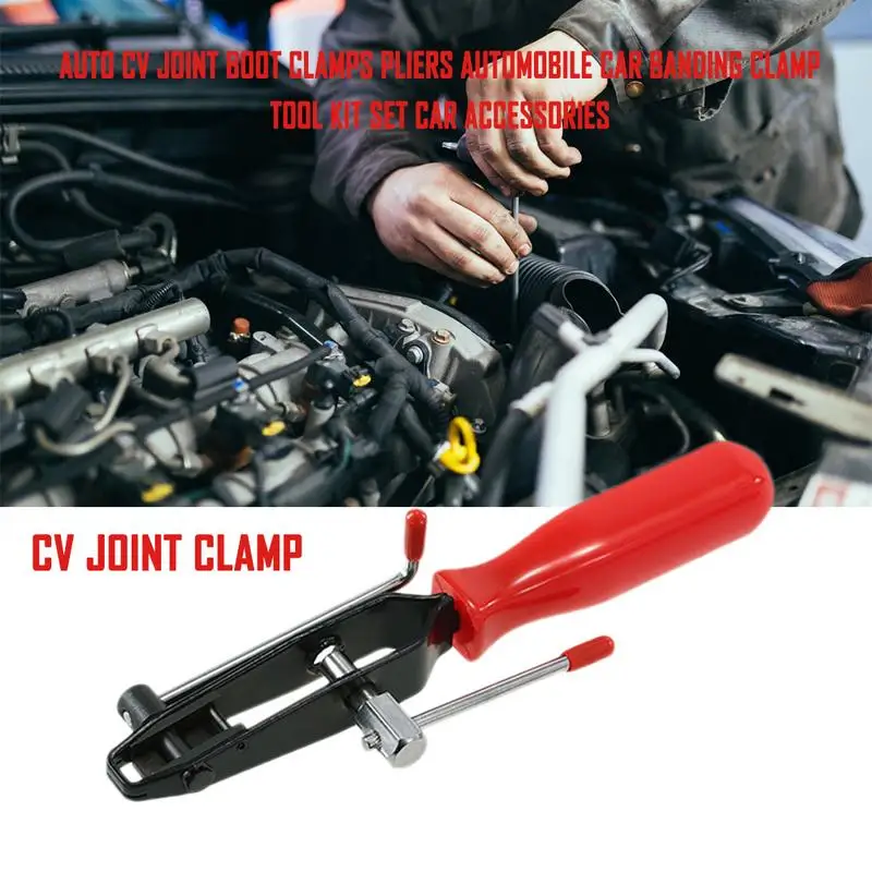 

Auto CV Joint Boot Clamps Pliers Automobile Car Banding Clamp Tool Kit Set Car Accessories