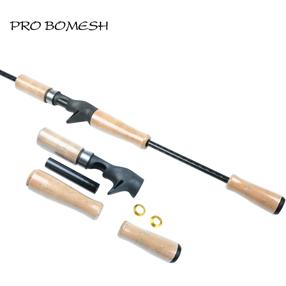 Pro Bomesh 1Set Fuji ACS Reel Seat + 3A Grade Cork EVA Casting Handle Kit DIY Fishing Rod Accessory