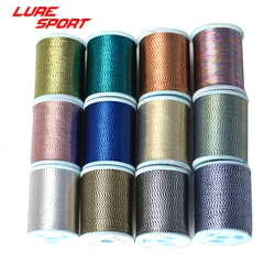 LureSport 4pcs Metallic 2 colors Thread Rod building component Decorating rod wrap thread Pole Repair DIY Accessories
