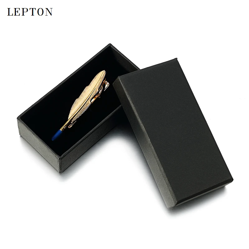 Lepton Black Paper Tie Clips Boxes 30 PCS/Lots High Quality Black matte paper Jewelry Boxes Cuff links Carrying Case wholesale