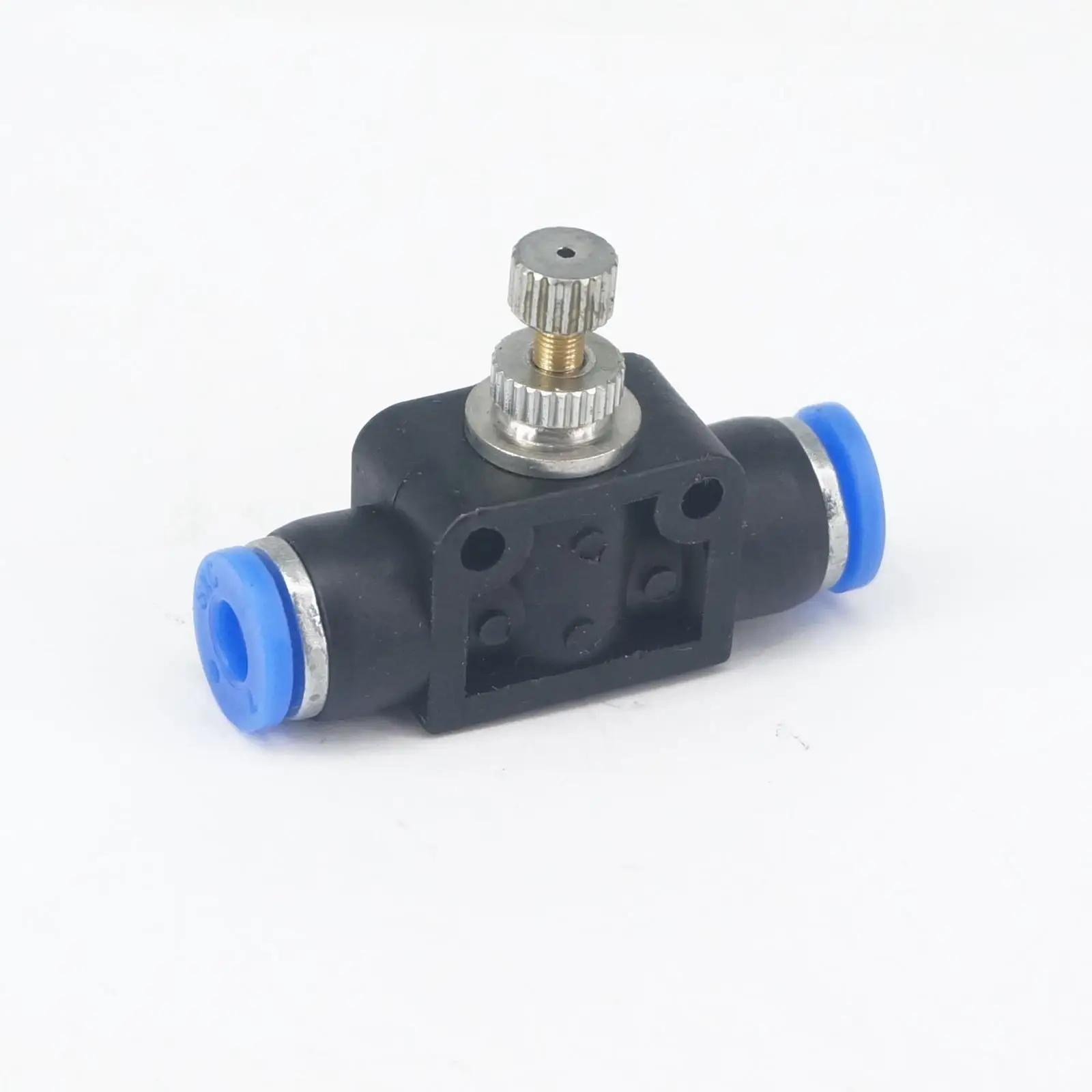 Fit Tube O/D 4mm Pneumatic Push In Flow Speed Control Valve Union Quick Release Air Fitting Push