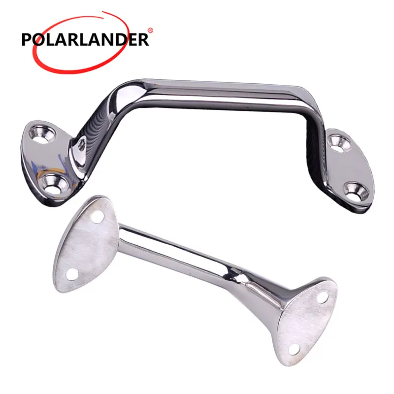 Handrail Pull Replacement Marine Boat 316 Stainless Steel 15cm Large Cleat Door Grab Handle 100% New Handrail Pull Replacement