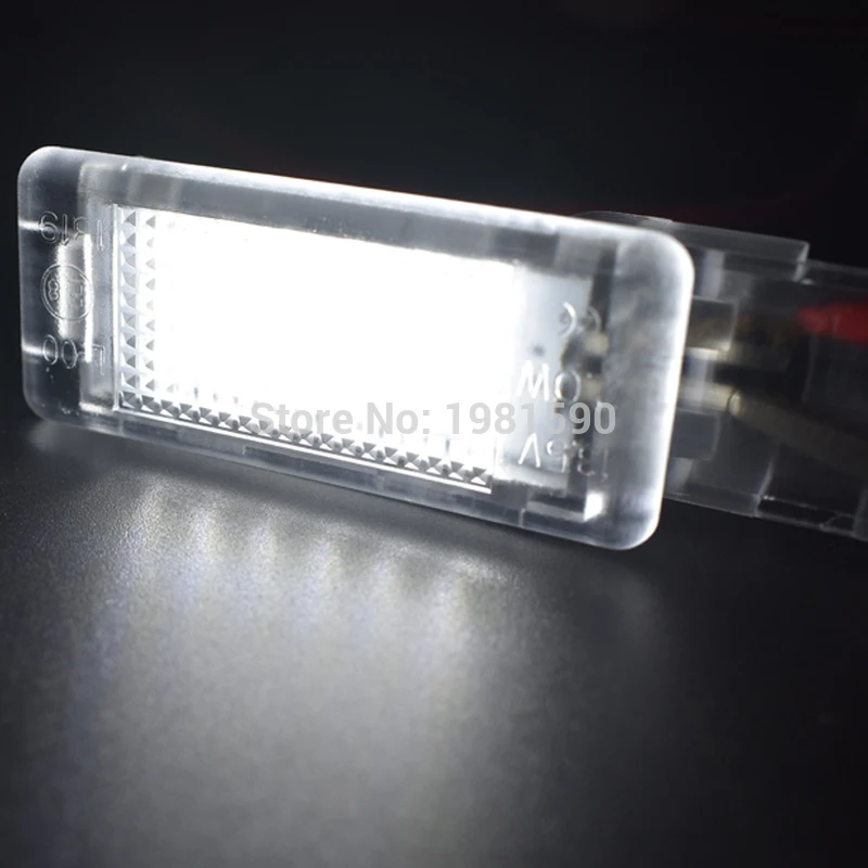 2PCS 18SMD LED footwell light For Skoda Octavia MK3 E5 2012-2017 White/RED/Blue No Error Car styling accessory