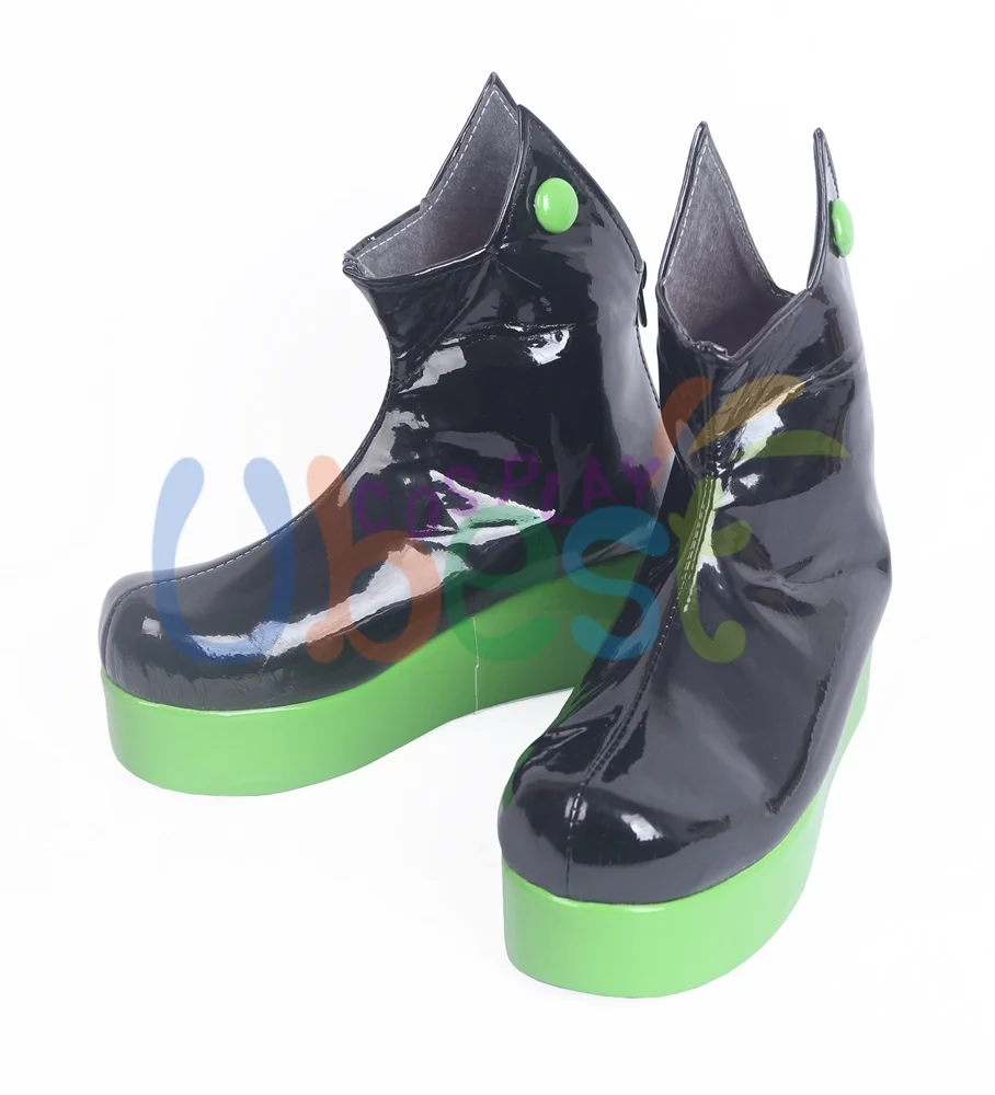 Splatoon Cosplay Schuhe Frauen Grün Stiefel