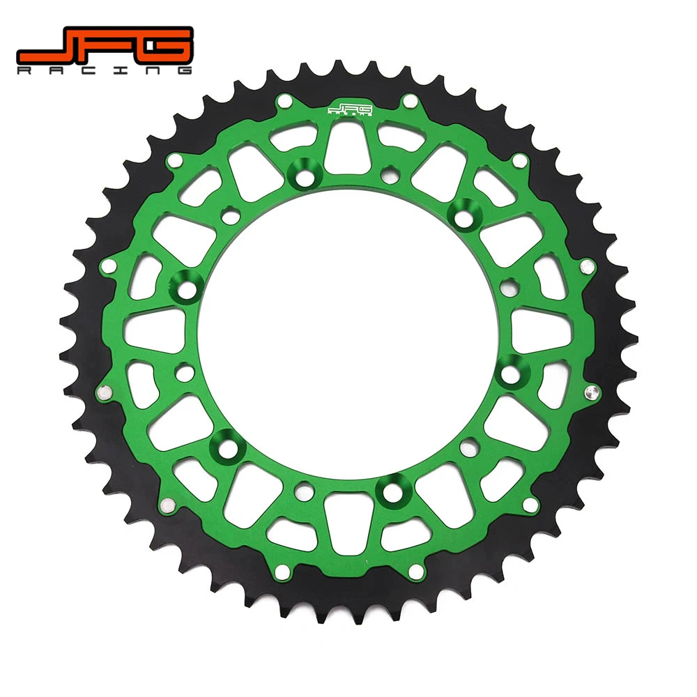 42T 48T 49T 50T 51T Rear Chain Sprocket For KAWASAKI KDX200 KDX250 KLX250 KLX300R KLX450R KLX650 KX125 KX250 KX250F KX450F KX500