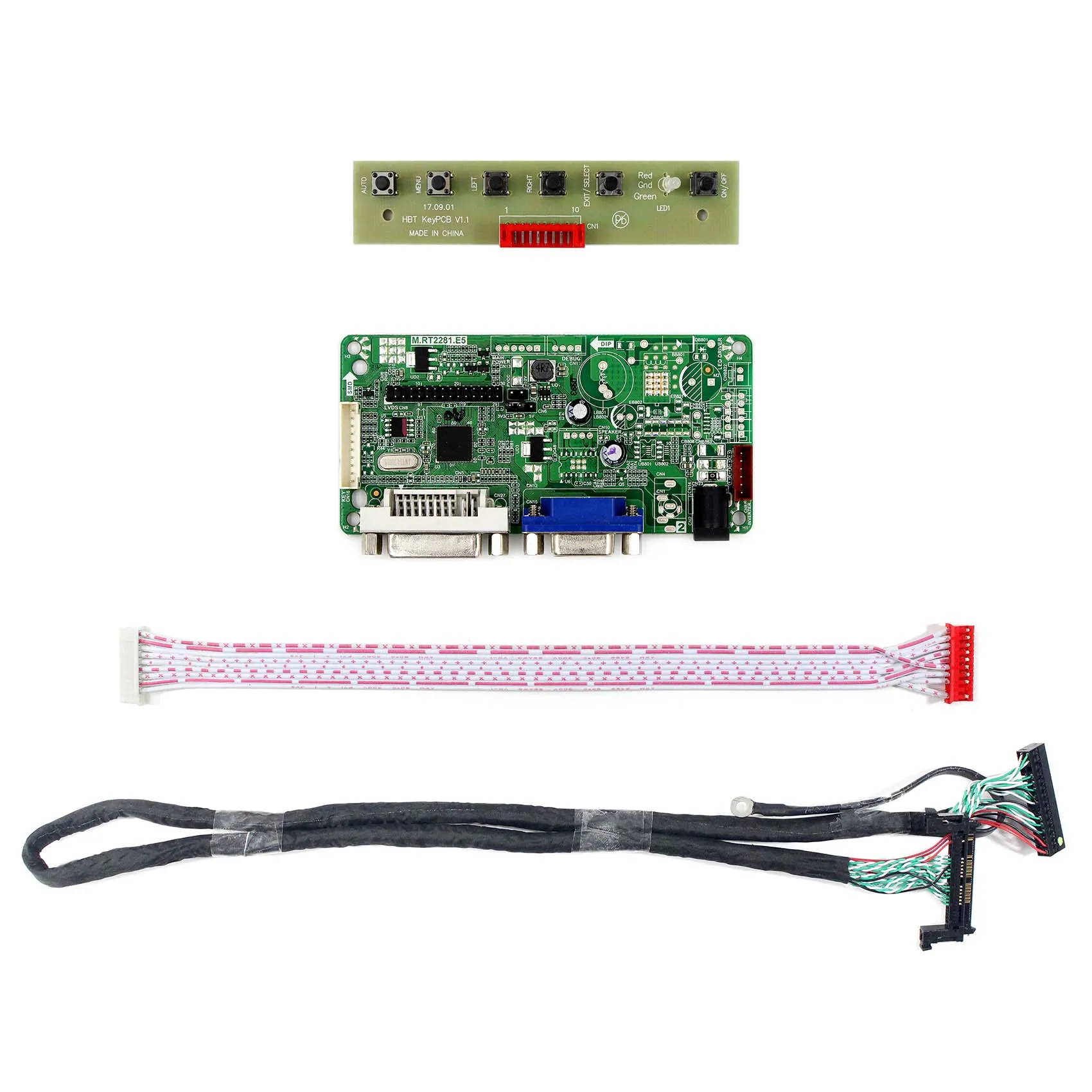 DVI VGA LCD مجلس العمل ل LVDS واجهة LCD شاشة 42 بوصة 1920x1080 LC420EUN