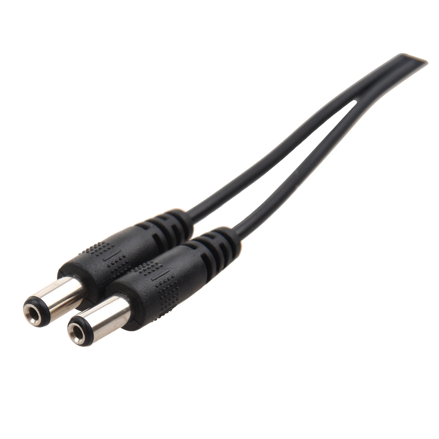 5.5x2.1mm 1 to 2 M/F DC Power Splitter Cable for Security CCTV Camera