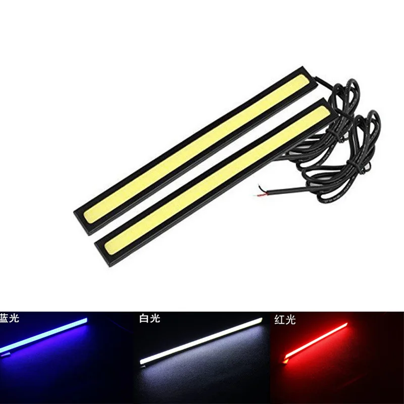 Car LED Daytime Running Lights Cob Daytime Running Lights super bright Daytime Running Lights 14 17CM Waterproof Ultra-Thin whoo