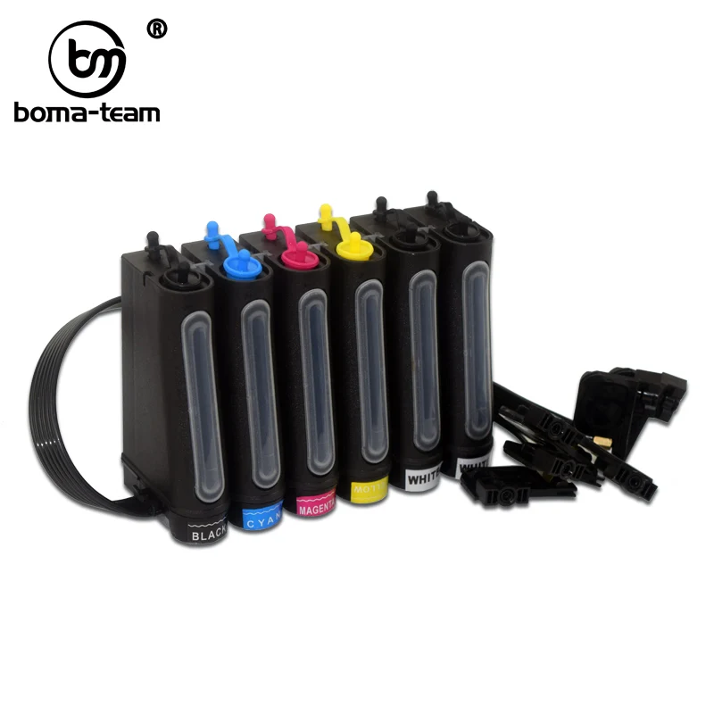 Sistema de tinta LED UV para impresora Epson L800, R330, R270, T50, 1390, 1400, 1450, 1500w, R1390, 6 colores