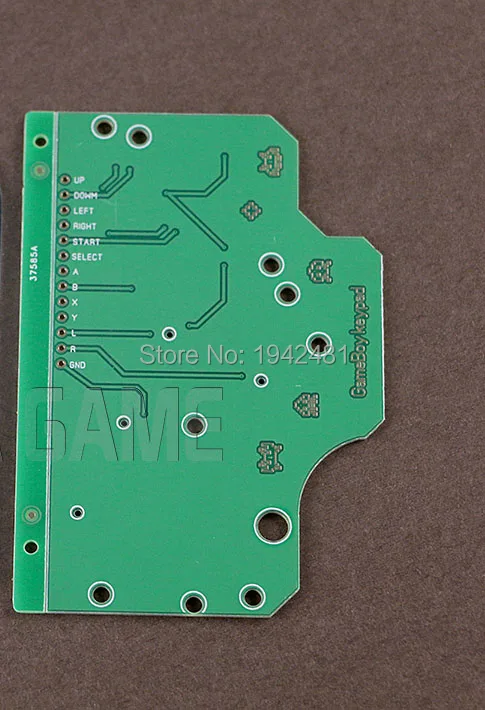 5 cái Mới 6 Nút PCB Board Mặt Đất Thông Thường với kính màn hình ống kính Cho Gamboy Không Raspberry Pi GBZ DMG-01