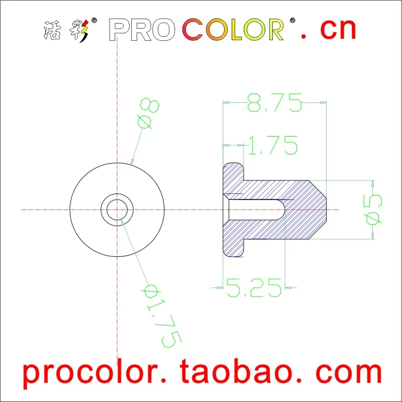 China silicone mould factory Custom made size Silicone Rubber Sealing waterproof plug 4.5 4.5mm 5 11/64