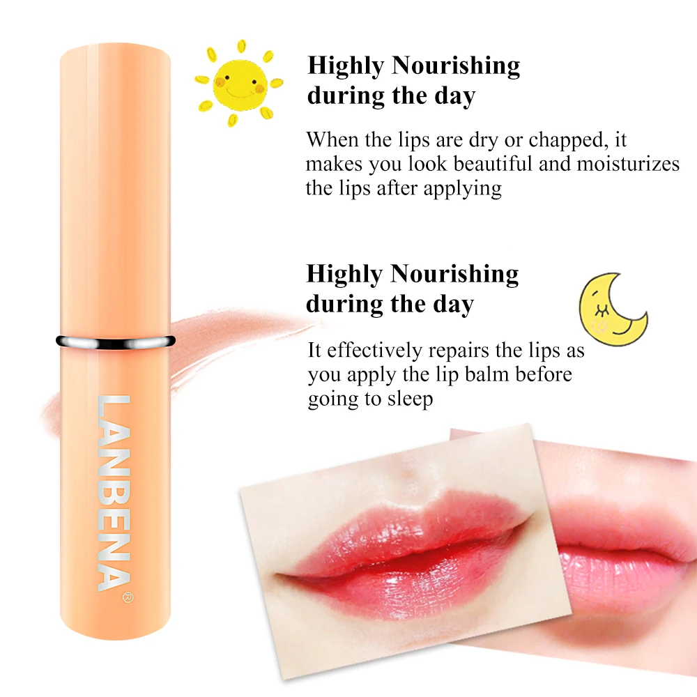 LANBENA Chameleon Lip Balm Mask Nourishing Reduce Fine Lines Makeup Beauty Moisturizing Lip Plumper Lip Care Daily Use Cosmetic view 4