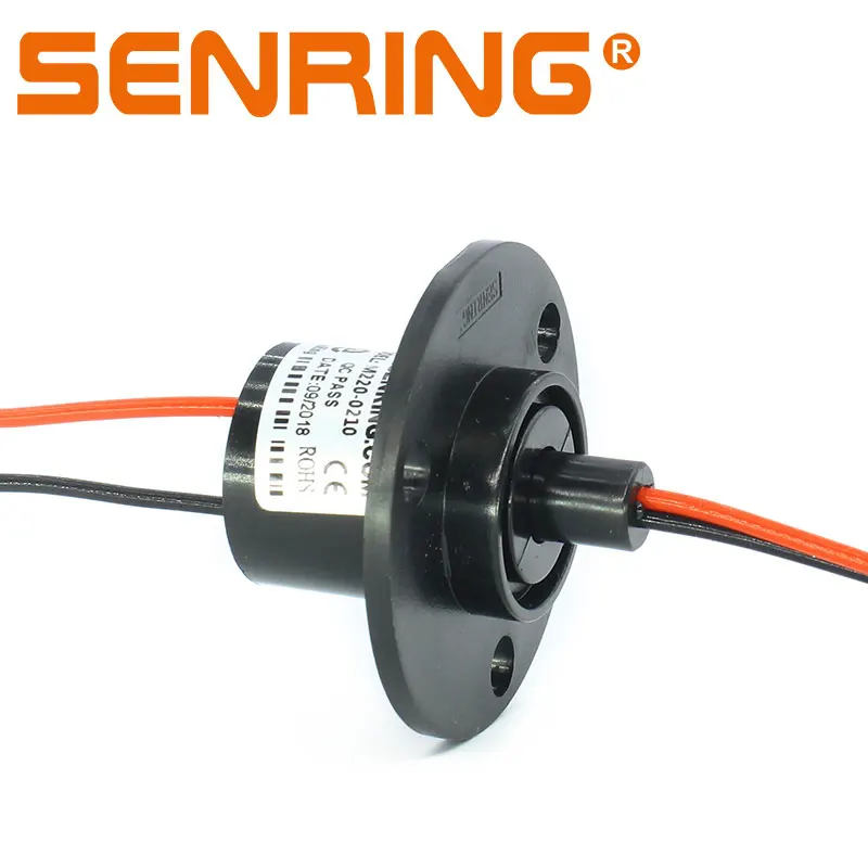 

Wind Power Slip Ring 2 Channel 10A Rotate Dining Table Slipring Electric Collector Rings