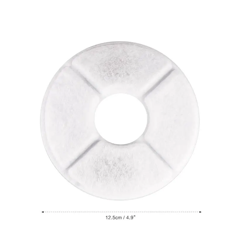 4PCS Activated Carbon Filter For Automatic Cat Dog Fountain Water Feeder Replacement Drinking Machine Filter Core Accessories