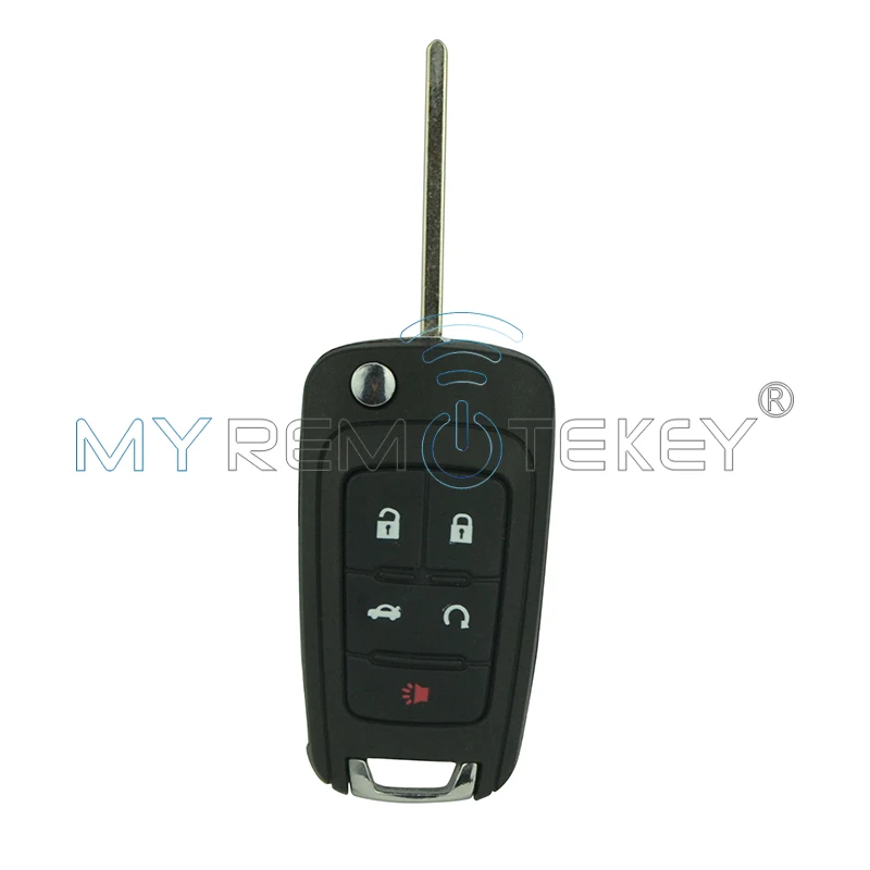 Remtekey 5pcs 5 button HU100 315 Mhz for Chevrolet Camaro Cruze for Buick Encore Lacrosse Regal Flip remote car key OHT01060512