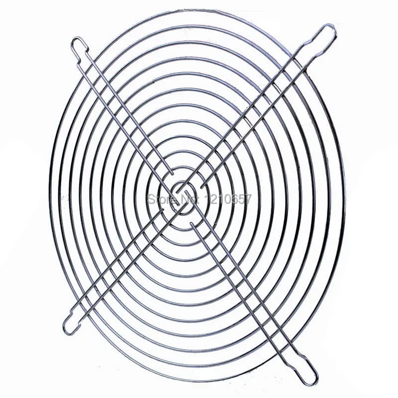 2PCS LOT Gdstime Metal Steel 200mm 20cm Fan Protector Finger Guard Grill Net