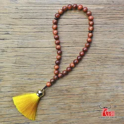 MSL-001 Islam High Quality Muslim Rosary Beads 33 Prayer Beads Natural Rosewood Beads Tasbih Charm Bracelet 10mm Round Beads