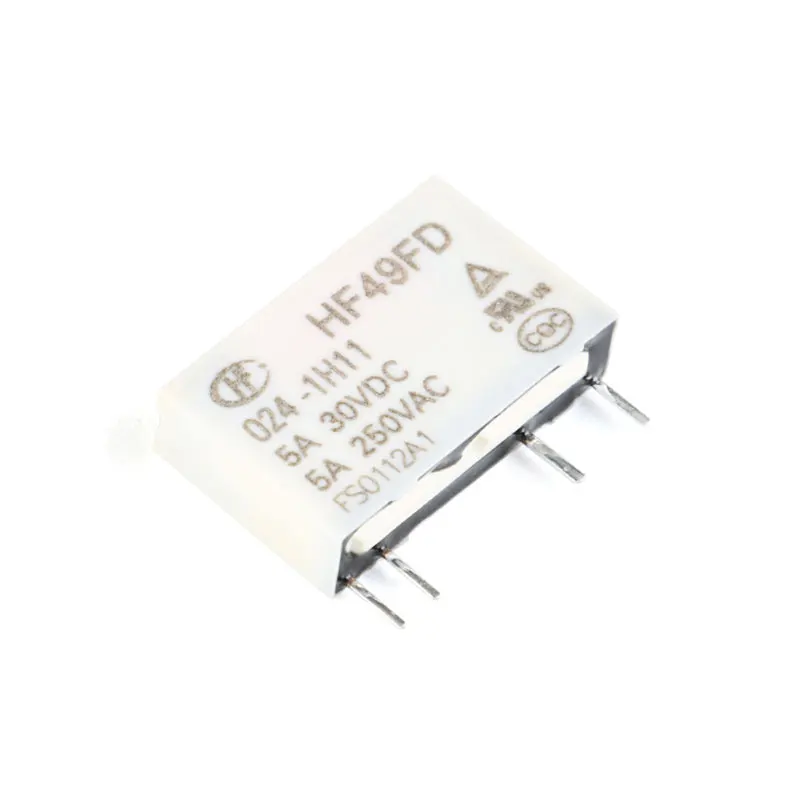5PCS/1pc Power Relays HF49FD Rele HF49FD-005-1H11 HF49FD-012-1H11 HF49FD-024-1H11 DC 5V 12V 24V 5A 4Pin Relais