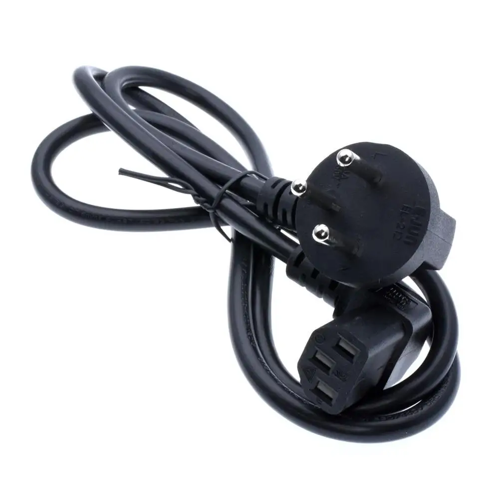 90 Degree Power Cord Israel SI-32 3 pin Plug to IEC320 C13 Power Cord10A 250V Up angled Computer Power Cable  for TV,PC,Computer