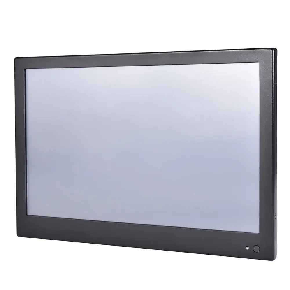 HUNSN 13.3 Inch LED Industrial Panel PC, Core I5/J1900, 4 Wire Resistive Touch Screen, Windows 10 Pro, APW10