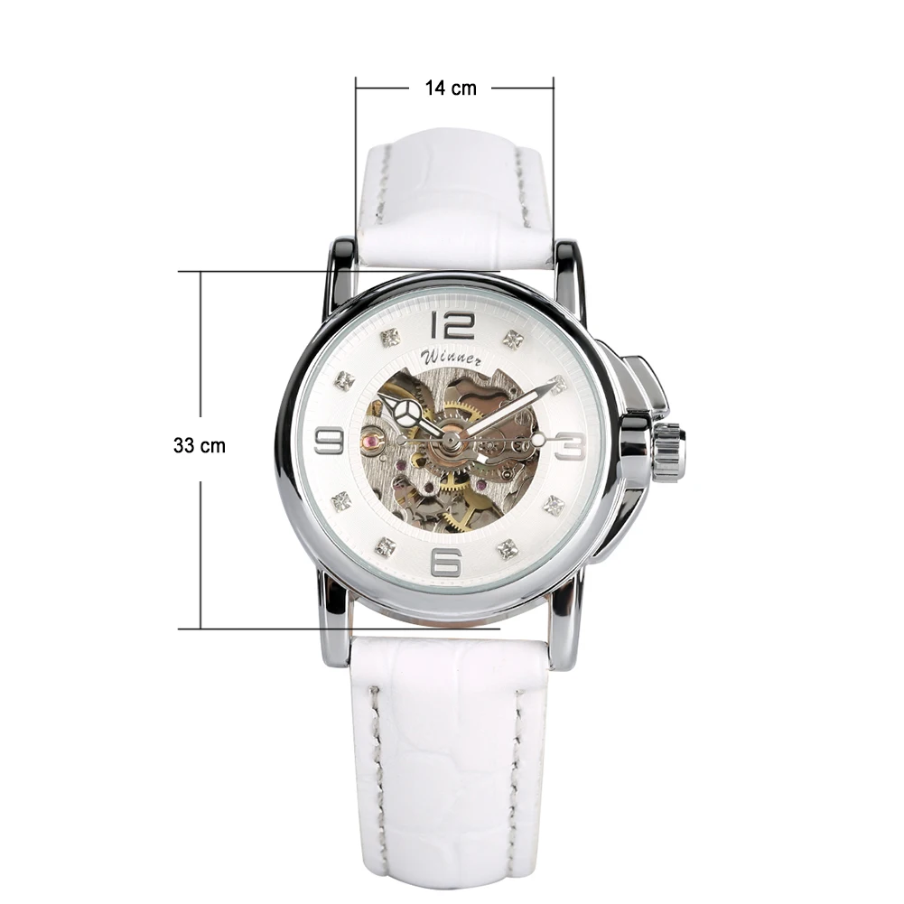 Women\'s Watch Automatic Mechanical Watch Ladies Clock Skeletons Wristwatch Hollow Out Automatic-self-winding