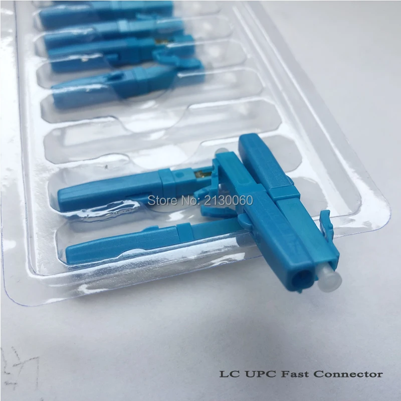 

LC UPC APC Sm Fiber Optic Fast Connector, Embedded Type FTTH Fiber Optic Quick Connector, Customized, Free Shipping, 100Pcs Lot