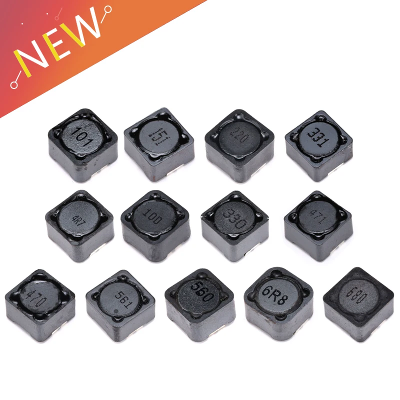 10 sztuk ekranowaną cewkę indukcyjną wzbudnik zasilania smd CDRH127R 6.8uH 4.7uH 10uH 22uH 33uH 47uH 56uH 68uH 100uH 150uH 220uH 330uH 470uH