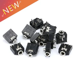 Hot 10 Pcs 5 Pin 3.5mm Female Audio Stereo Jack Socket  PJ-307 PJ307 3F07 Audio Socket