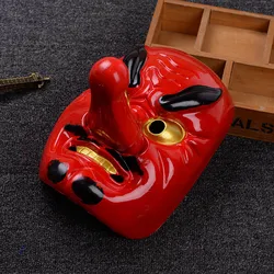 1PC Japanese Tengu Mask Omen Noh Kabuki Samurai Demon Buddhism Hallowmas Cosplay