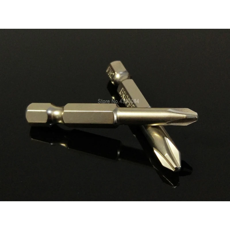 Juego de brocas magnéticas para destornillador Phillips, herramientas manuales eléctricas, vástago hexagonal S2 PH00/PH0/PH1/PH2, 50MM, 1/4 ", 13 unidades