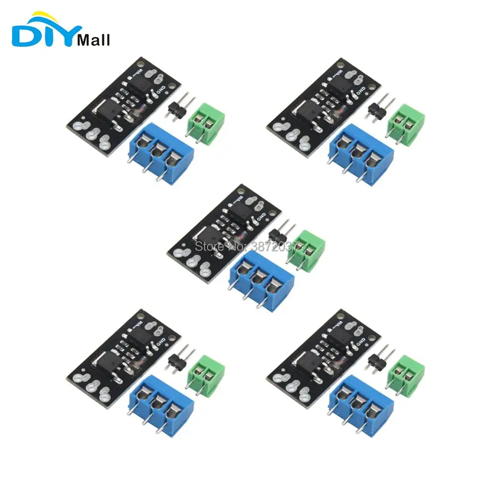 

5 шт./лот DIYmall изоляция MOSFET MOS трубка полевой эффект транзисторный модуль вместо реле AOD4184 для arduino