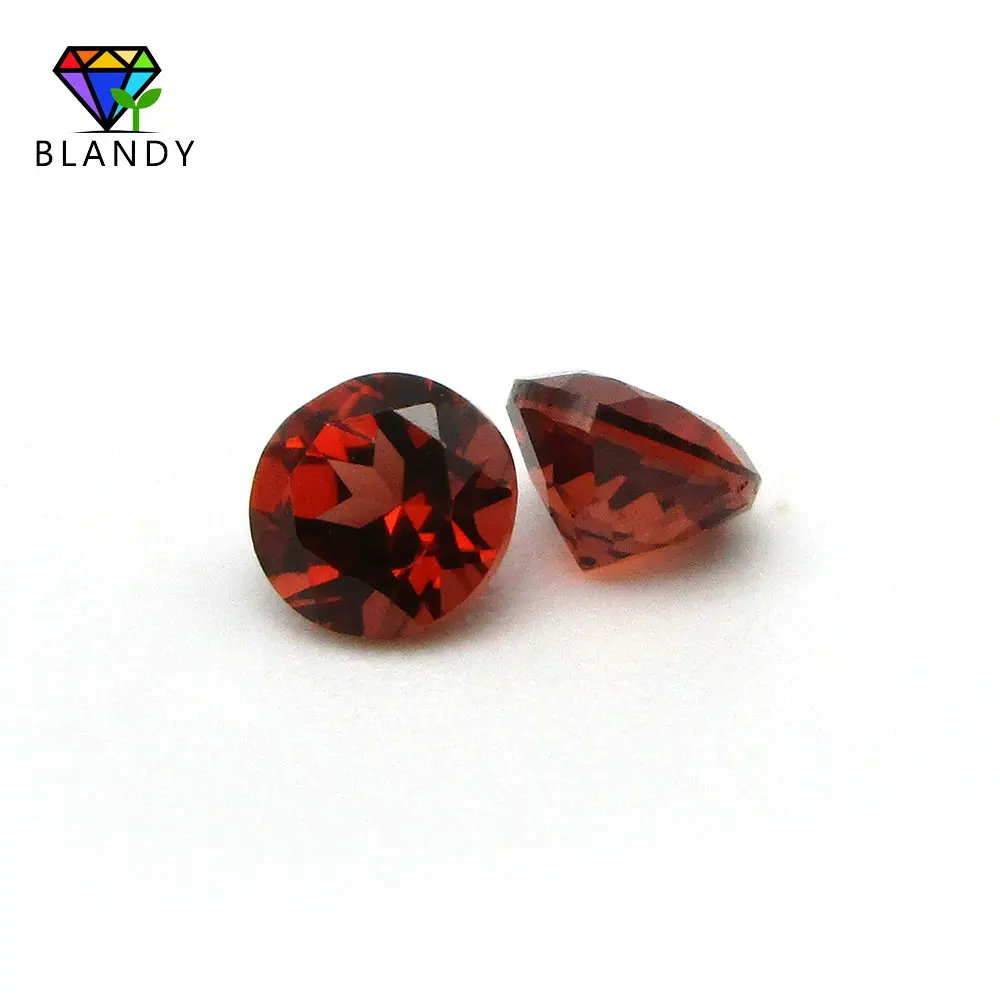 Free Shipping 500pcs/lot 1.0-3.0mm Loose Garnet Stone Beads 1.25mm 1.5mm 1.75mm 2.0mm Round Cut Natural Red Garnet For Jewelry