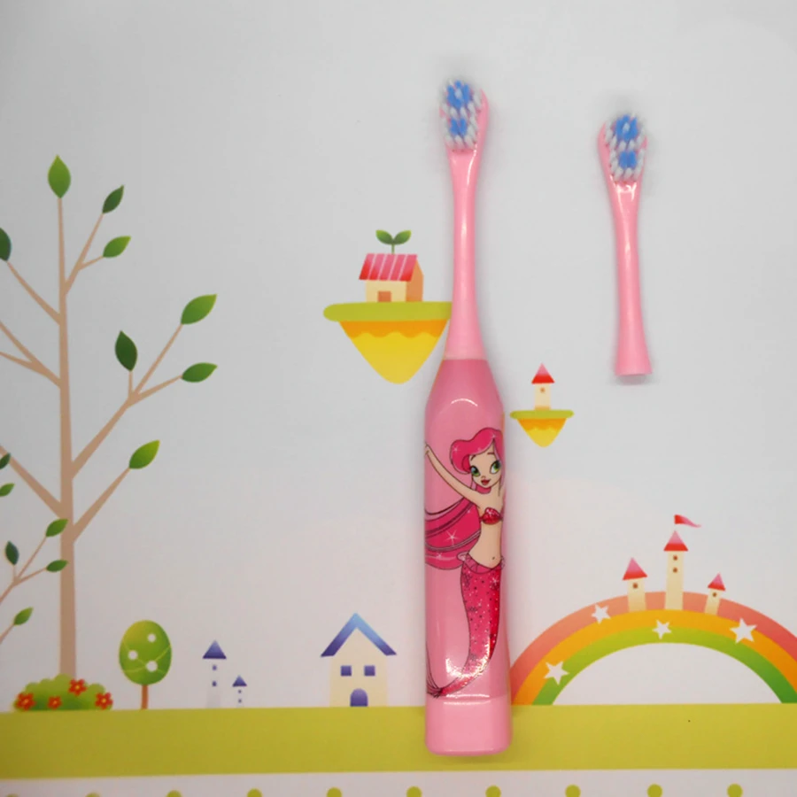 Kids Electronic Toothbrush Dental Toothbrush Trainer Baby Replace Head Sonic Toothbrush Child Brosse A Dent For Girls and Boys